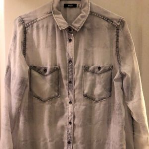 BDG plaid button down shirt